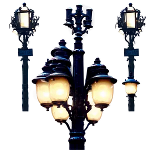 Vintage Street Light Png 05252024 PNG image