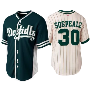 Vintage Style Baseball Jersey PNG 06282024 PNG