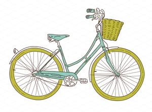 Vintage Style Bicycle Illustration