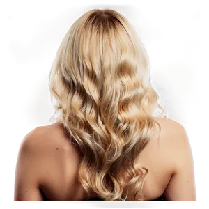 Vintage Style Blond Hair PNG 24 PNG