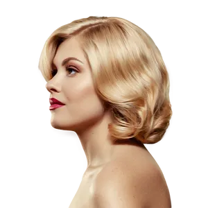 Vintage Style Blond Hair PNG Jod89 PNG