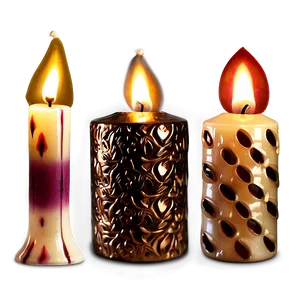 Vintage Style Candle PNG Pwu5