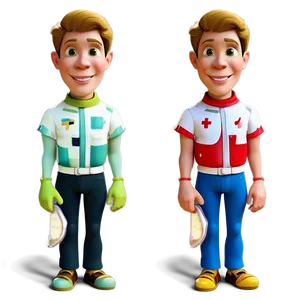 Vintage Style Cartoon Character PNG 64 PNG