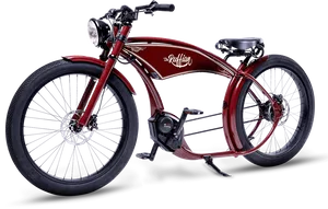 Vintage Style Electric Bicycle PNG