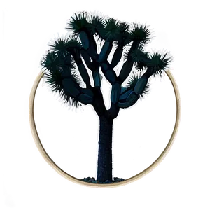 Vintage Style Joshua Tree PNG 06262024