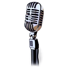 Vintage Style Podcast Microphone Png 06202024 PNG image