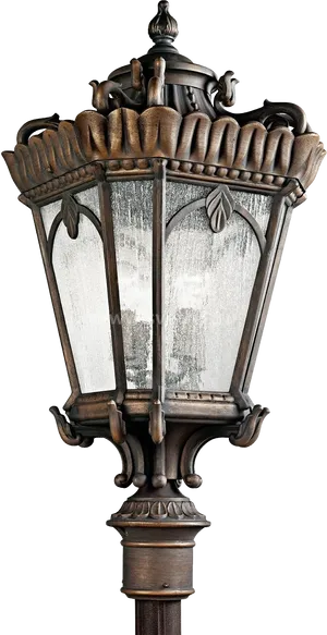 Vintage Style Street Lamp PNG image