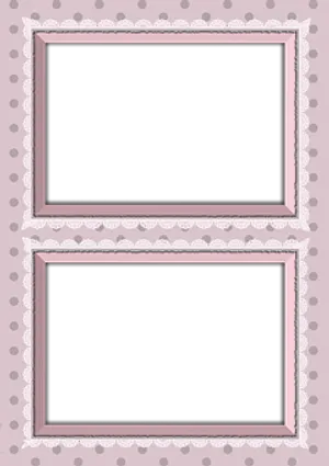 Vintage Styled Empty Frames
