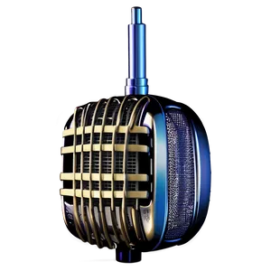 Vintage Styled Radio Mic PNG Jvp PNG