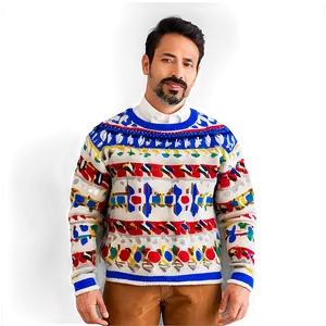 Vintage Sweater Pattern Png 06292024 PNG image