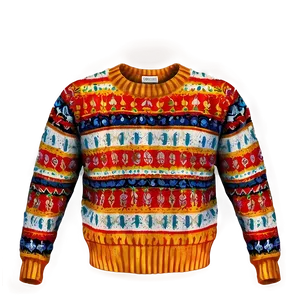 Vintage Sweater Pattern Png 06292024 PNG image