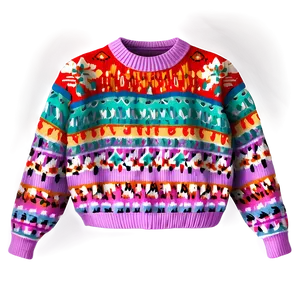 Vintage Sweater Pattern Png Gxm PNG image