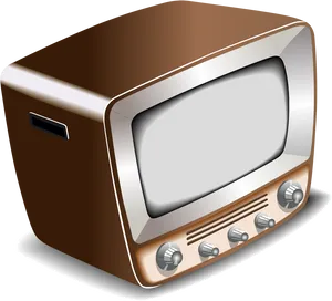 Vintage T V Icon PNG image