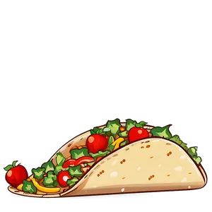 Vintage Taco Clipart PNG Iop5 PNG