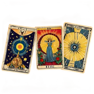 Vintage Tarot Cards PNG 30
