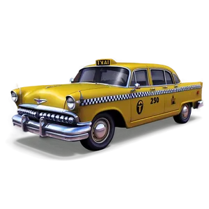 Vintage Taxi Cab Png 05242024 PNG image