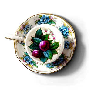 Vintage Tea Cup PNG 05252024