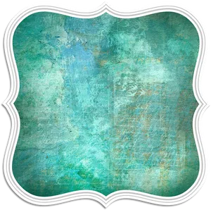 Vintage Teal Texture Frame