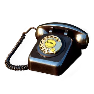 Vintage Telephone Png Dmi PNG image