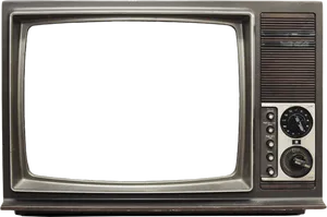 Vintage Television Classic Design PNG image