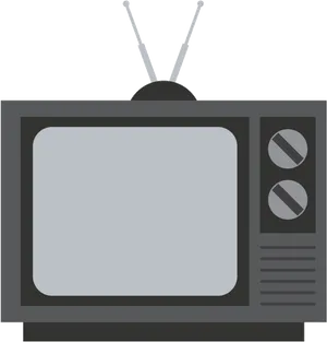 Vintage Television Graphic PNG image