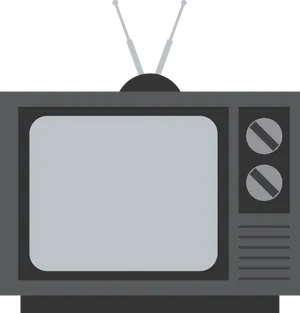Vintage Television Graphic PNG image
