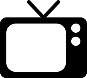 Vintage Television Icon PNG image
