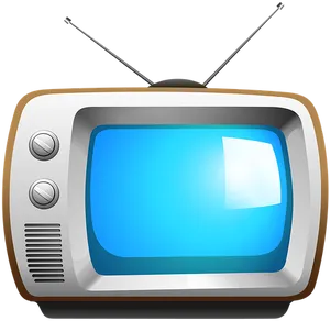 Vintage Television Icon PNG image