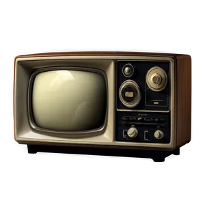 Vintage Television Set Png Qxx PNG image