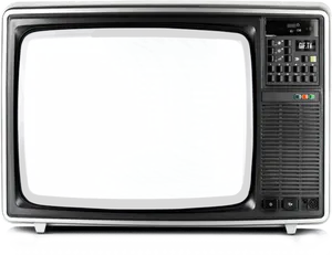 Vintage Television Static Screen PNG image