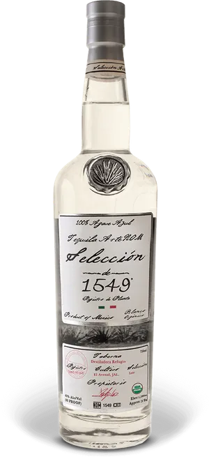 Vintage Tequila Seleccion1549 Bottle PNG image