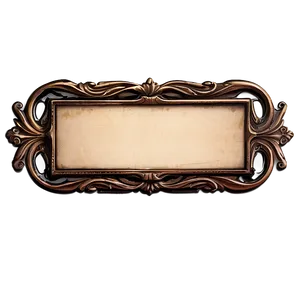 Vintage Text Box Background Png 12 PNG image