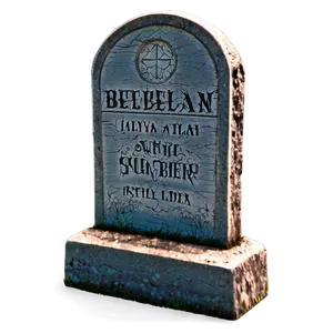 Vintage Tombstone PNG 05252024