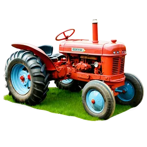 Vintage Tractor Png 05242024 PNG image