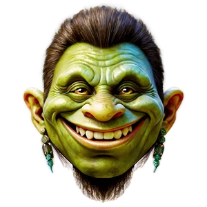 Vintage Troll Faces Artwork PNG 06252024