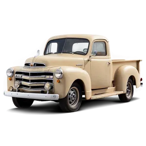 Vintage Truck Front View PNG Kbs