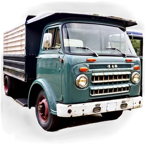 Vintage Truck Front View Png Lpk PNG image