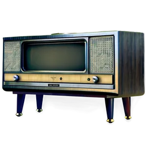 Vintage Tv Set PNG 93