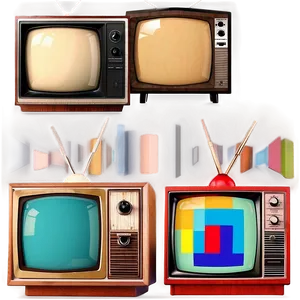 Vintage Tv Set PNG Bob