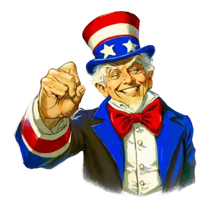 Vintage Uncle Sam Png Mgn12 PNG image