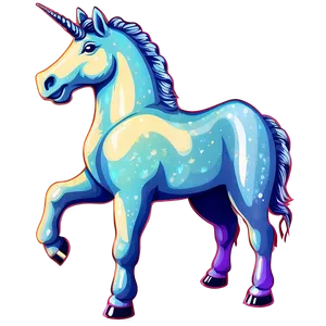 Vintage Unicorn Clipart PNG 77
