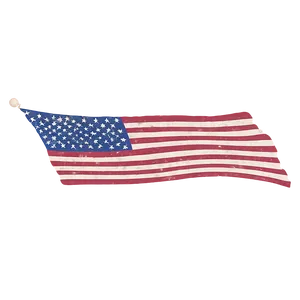 Vintage Usa Flag Illustration PNG Vmj71 PNG