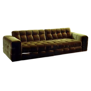 Vintage Velvet Couch Png Ilt PNG image