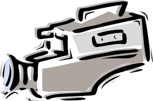 Vintage Video Camera Illustration