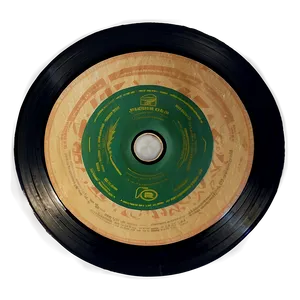 Vintage Vinyl Disc PNG 05242024 PNG