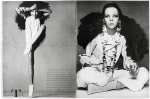 Vintage Vogue Fashion Poses PNG image