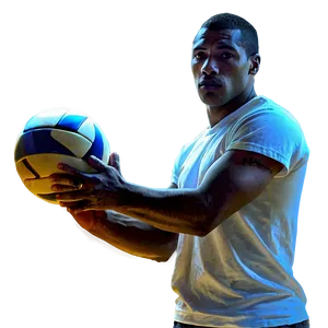 Vintage Volleyball Player Png Djq81 PNG image