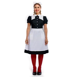 Vintage Waitress Outfit Png 73 PNG image