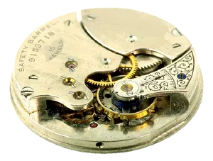Vintage Watch Mechanism PNG image