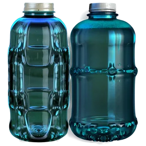 Vintage Water Bottle PNG 80